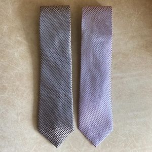 Set of Two MICHAEL KORS Men's Ties Office Classic Minimalist Designer